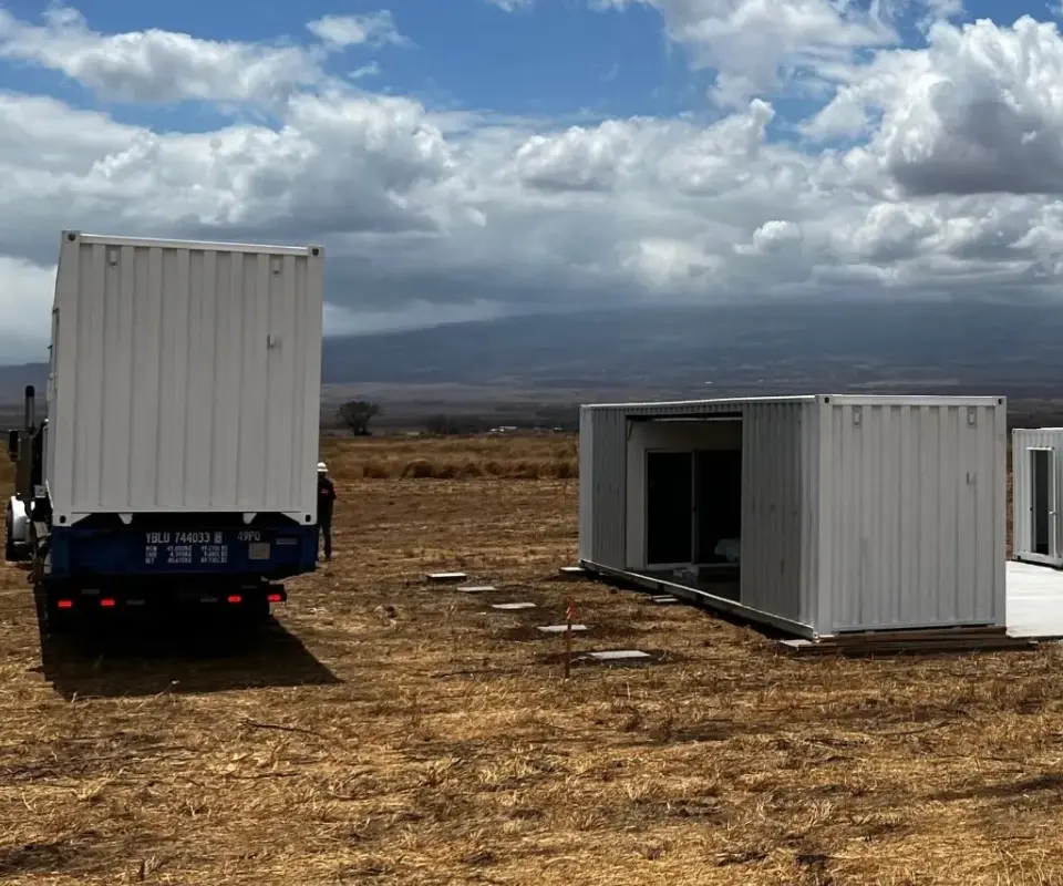 shipping container storage space