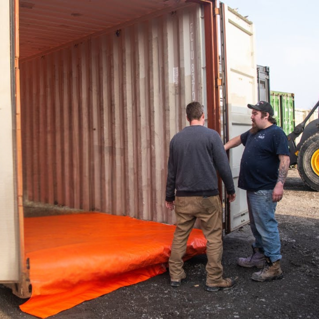 Shipping Container Job Shipping Container Interior Paint Job