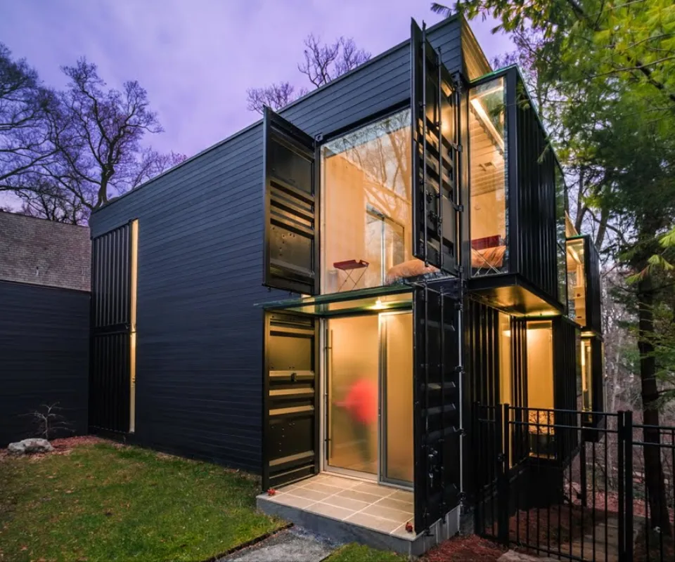 Shipping Containers Home in Silver Spring