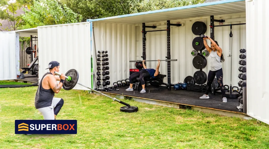 Shipping Containers as Home Gyms