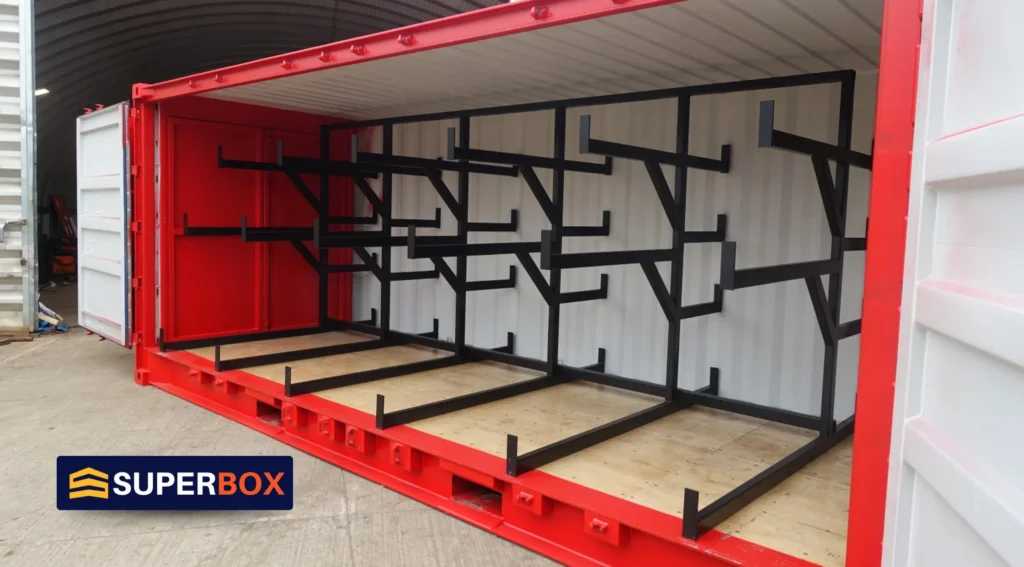Shipping Container Shelving Ideas for Maximum Storage Space